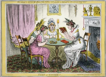 Geschichten des Wunders! Dieser Versuch, die Effekte des Erhabenen und Wunderbaren zu beschreiben, ist M G Lewis Esq MP gewidmet, veröffentlicht von H Humprey, London, 1802